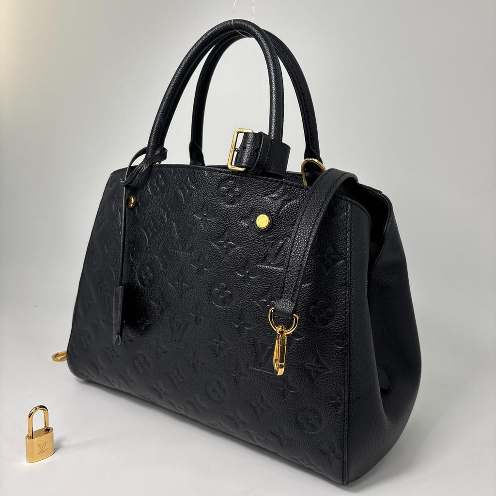 Louis Vuitton Monogram Empreinte Montaigne MM Handbag — view 2