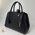 Louis Vuitton Monogram Empreinte Montaigne MM Handbag — view 2