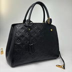 Louis Vuitton Monogram Empreinte Montaigne MM Handbag — view 3
