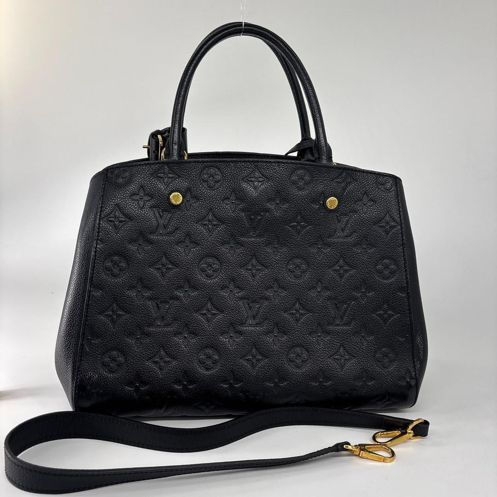 Louis Vuitton Monogram Empreinte Montaigne MM Handbag — view 5
