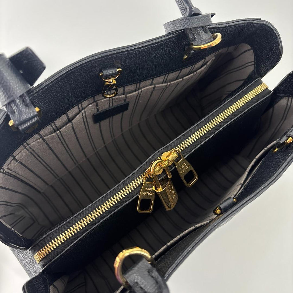Louis Vuitton Monogram Empreinte Montaigne MM Handbag — view 7