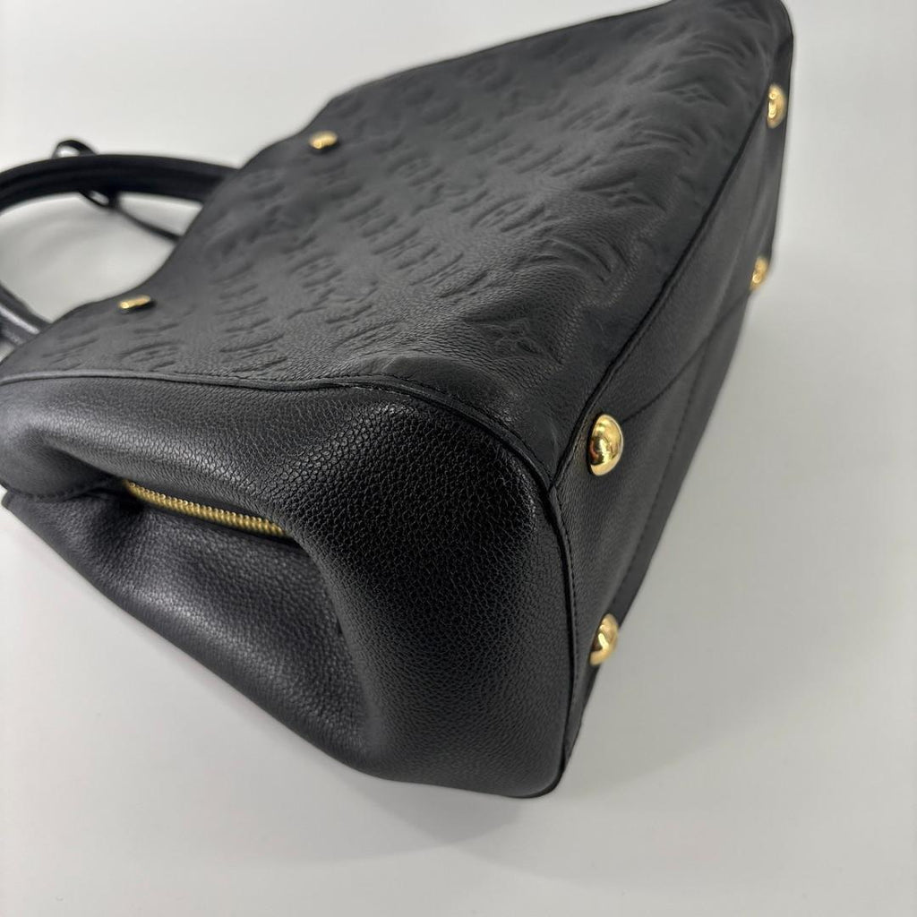 Louis Vuitton Monogram Empreinte Montaigne MM Handbag — view 8