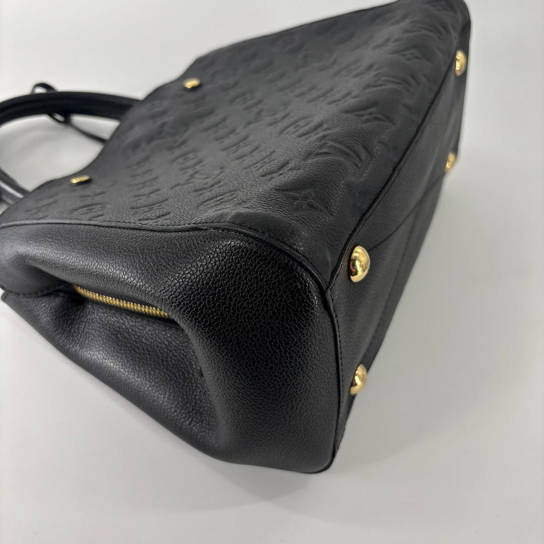 Louis Vuitton Monogram Empreinte Montaigne MM Handbag — view 8