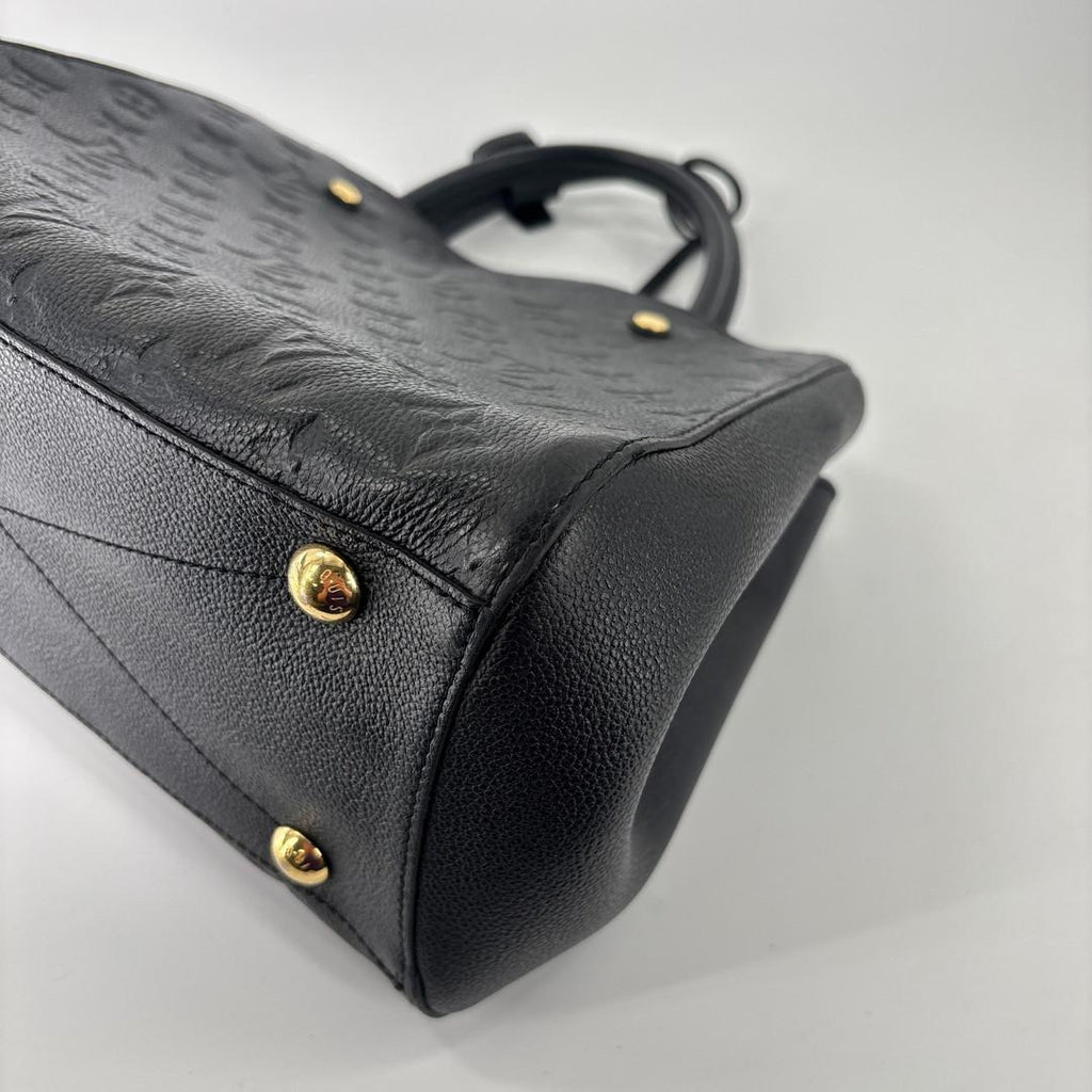Louis Vuitton Monogram Empreinte Montaigne MM Handbag — view 9