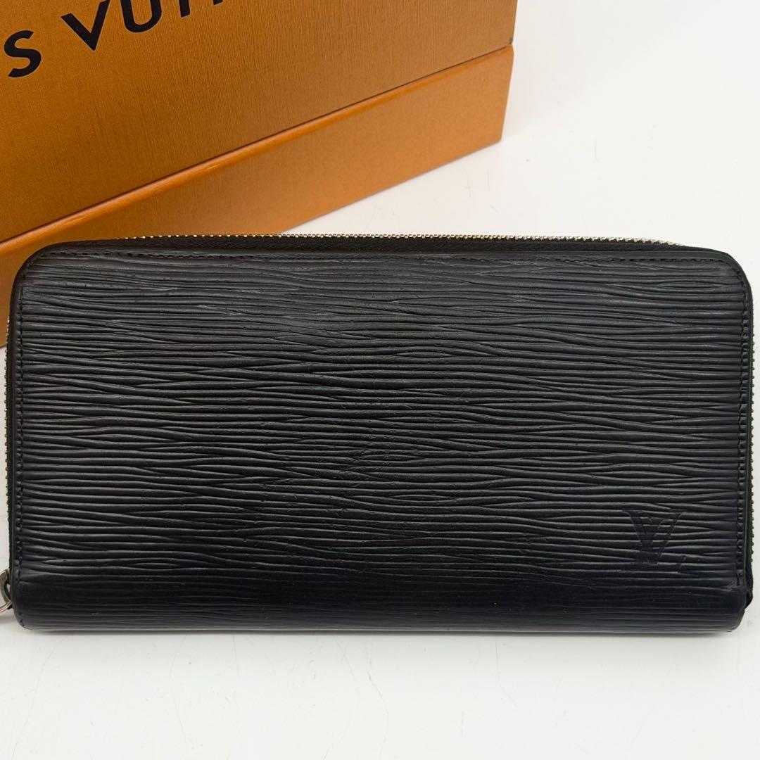 Louis Vuitton Zippy Wallet Epi Black Leather Zip Around — view 2