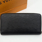 Louis Vuitton Zippy Wallet Epi Black Leather Zip Around — view 3