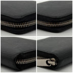 Louis Vuitton Zippy Wallet Epi Black Leather Zip Around — view 5