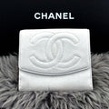 Chanel Wallet Jumbo CC Logo Caviar Snap Bifold