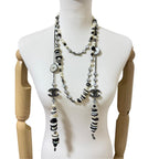 Chanel 03P Long Necklace CC Logo Faux Pearl — view 3