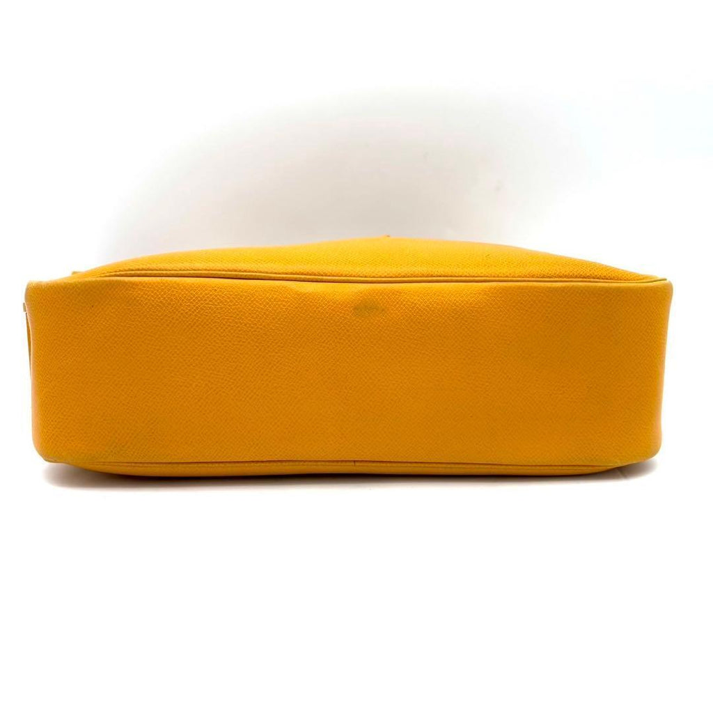 Hermes Saco Shoulder Bag Yellow — view 6