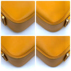Hermes Saco Shoulder Bag Yellow — view 7
