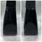 Gucci GG Handbag Patent Leather Logo Black — view 7