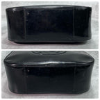 Gucci GG Handbag Patent Leather Logo Black — view 8