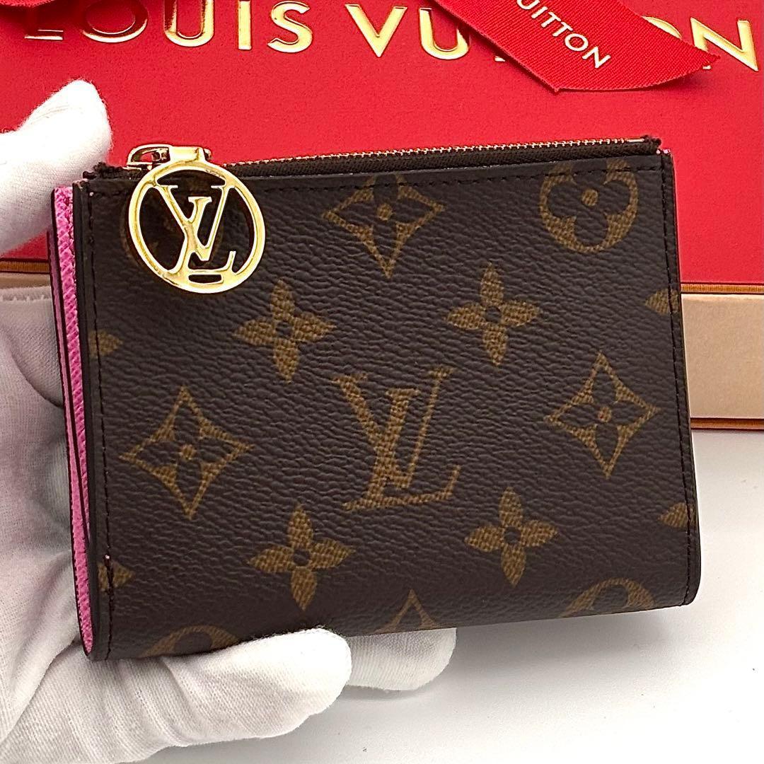 Louis Vuitton Fold Wallet Monogram Portefeuille Lisa Pink