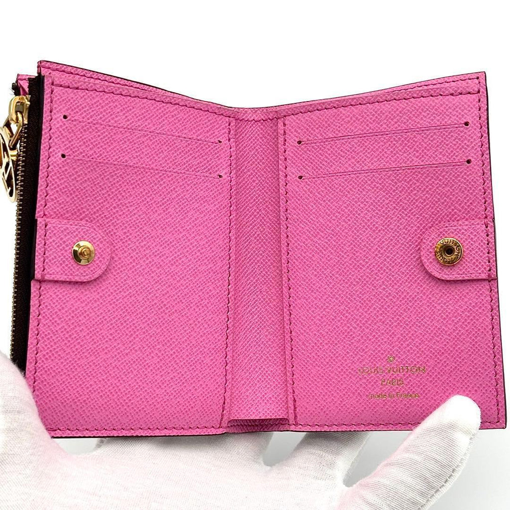 Louis Vuitton Fold Wallet Monogram Portefeuille Lisa Pink — view 3