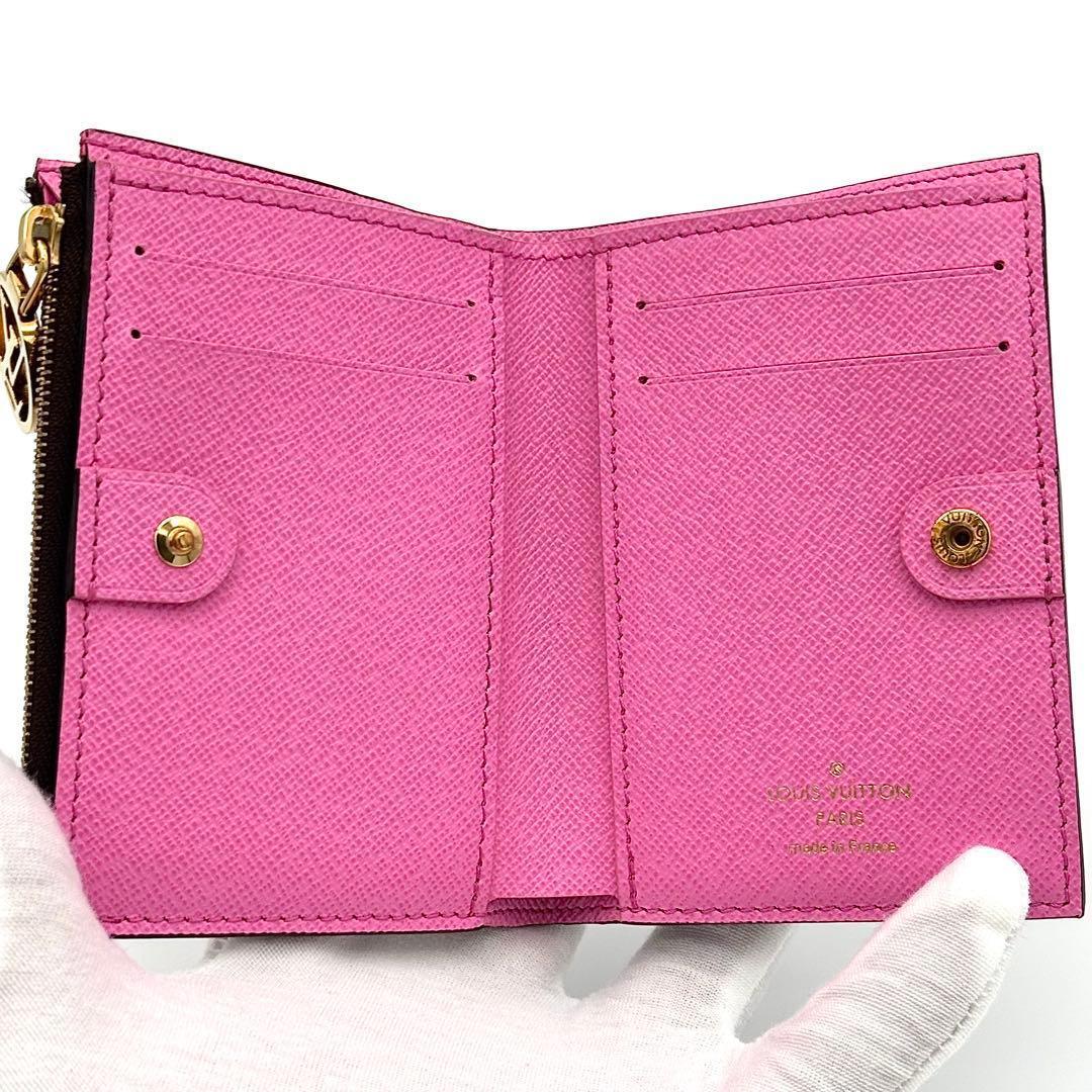 Louis Vuitton Fold Wallet Monogram Portefeuille Lisa Pink — view 3