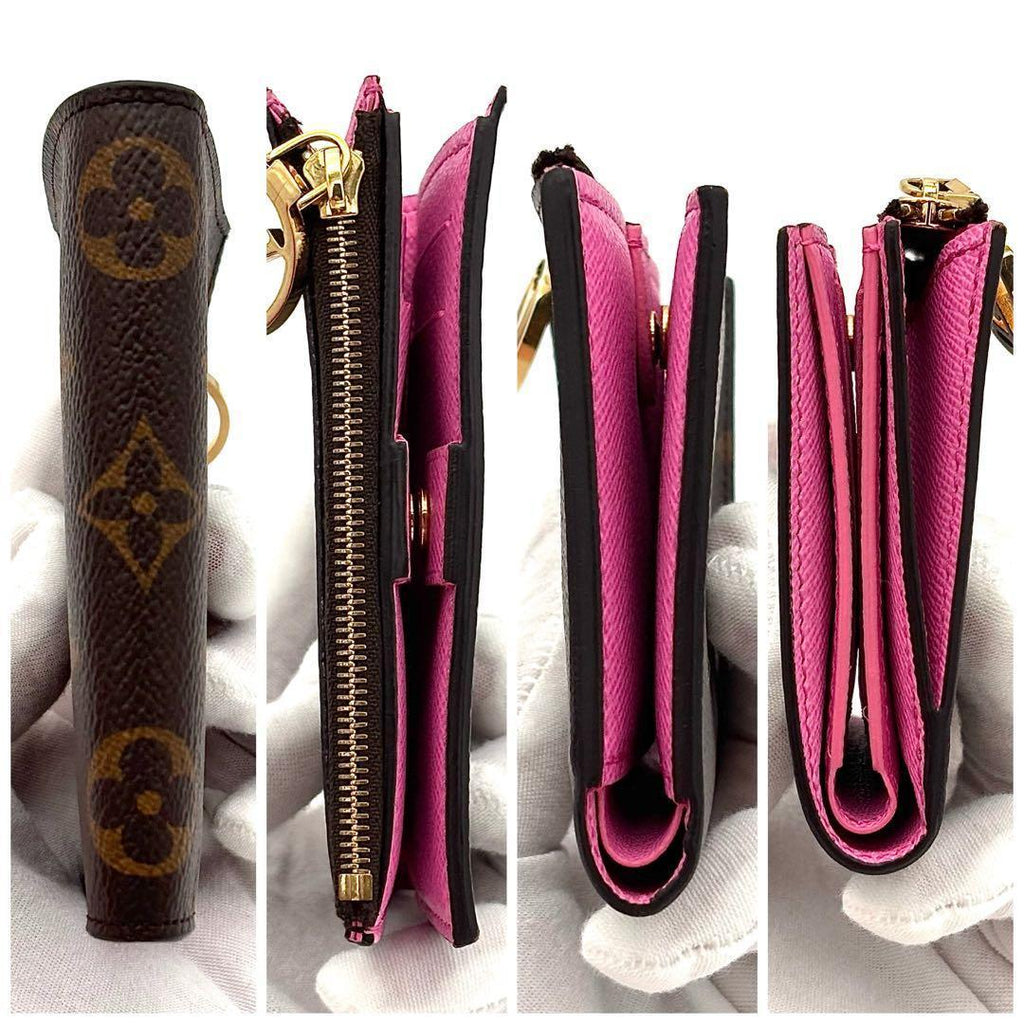 Louis Vuitton Fold Wallet Monogram Portefeuille Lisa Pink — view 7