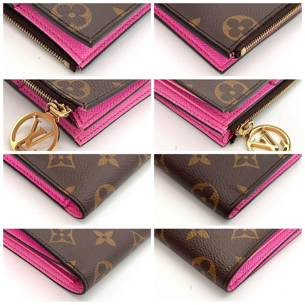 Louis Vuitton Fold Wallet Monogram Portefeuille Lisa Pink — view 8