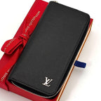 Louis Vuitton Wallet Taiga Zippy Vertical Black