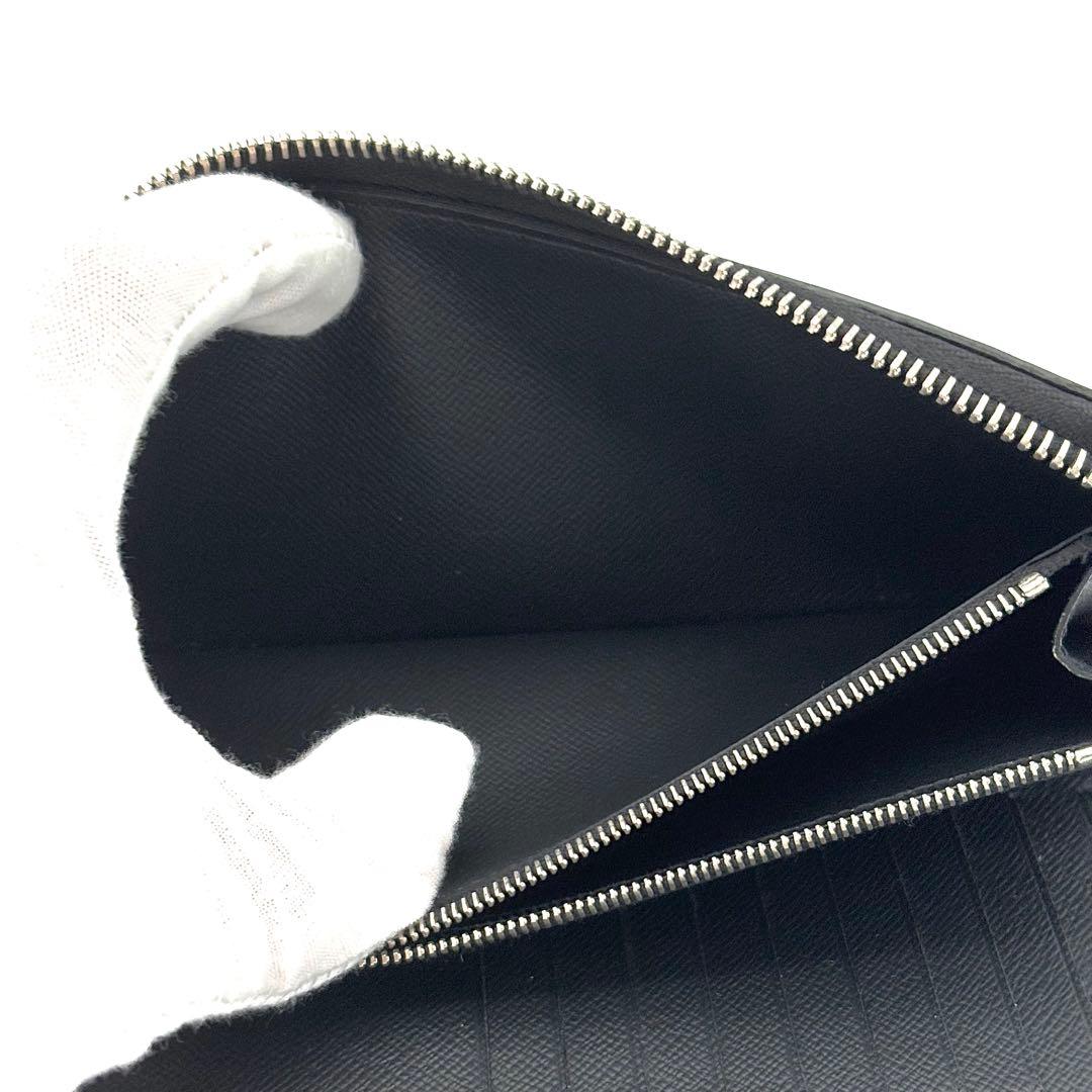 Louis Vuitton Wallet Taiga Zippy Vertical Black — view 5