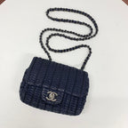 Chanel Cloche Flap CC Logo Lambskin Shoulder Bag — view 5