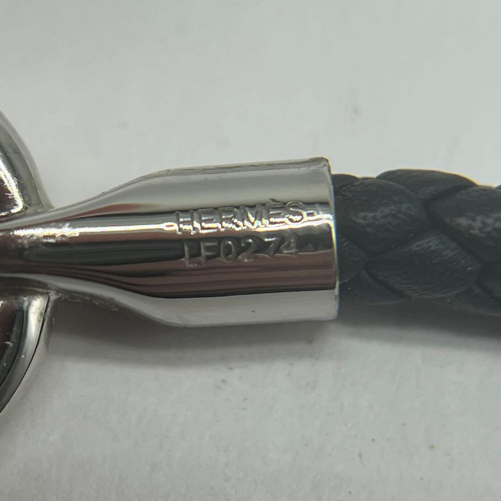 Hermes Glenan Bracelet Leather Metal 21.5 — view 6