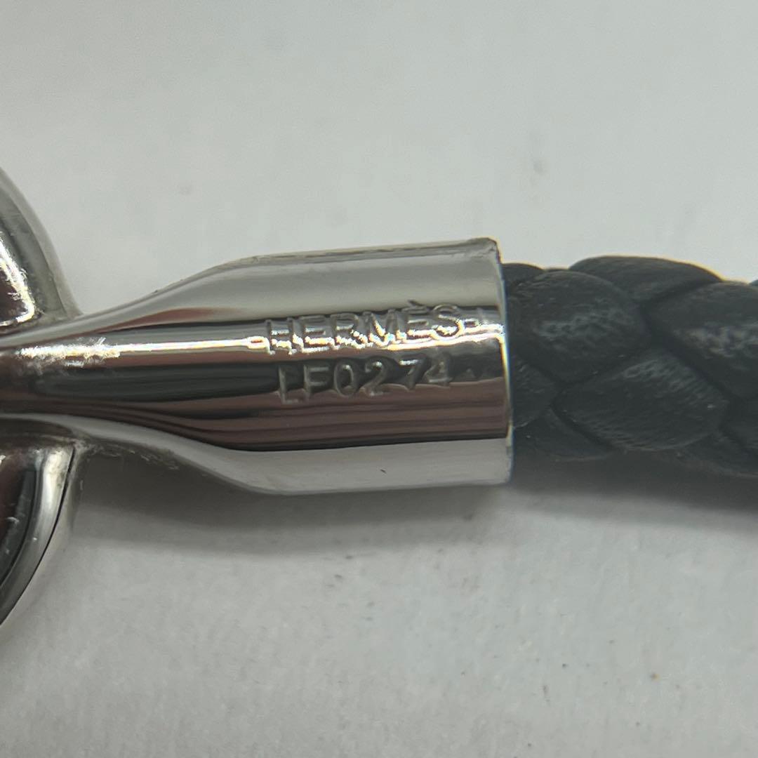 Hermes Glenan Bracelet Leather Metal 21.5 — view 6
