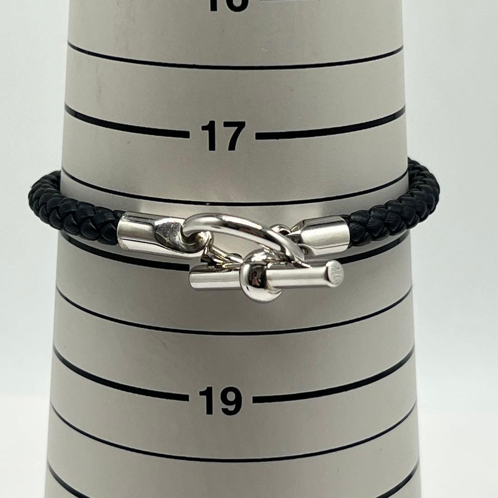 Hermes Glenan Bracelet Leather Metal 21.5 — view 8