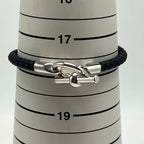 Hermes Glenan Bracelet Leather Metal 21.5 — view 8