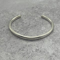 Tiffany & Co Maker 'S Narrow Calf Bangle 925 Sterling Silver Bracelet