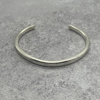 Tiffany & Co Maker 'S Narrow Calf Bangle 925 Sterling Silver Bracelet