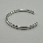 Tiffany & Co Maker 'S Narrow Calf Bangle 925 Sterling Silver Bracelet — view 2