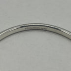 Tiffany & Co Maker 'S Narrow Calf Bangle 925 Sterling Silver Bracelet — view 5