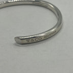 Tiffany & Co Maker 'S Narrow Calf Bangle 925 Sterling Silver Bracelet — view 6