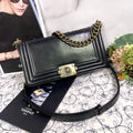 Chanel Boy Chain Shoulder Bag Logo