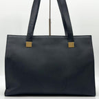 Celine Vintage Tote Leather Black Shoulder Bag Cover — view 3