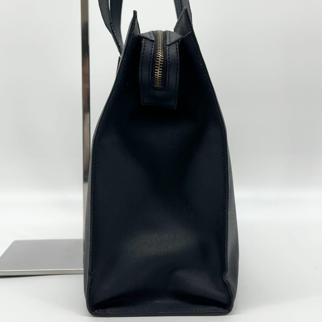 Celine Vintage Tote Leather Black Shoulder Bag Cover — view 6