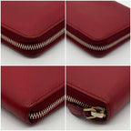 Prada Saffiano Triangle Zip Around Wallet — view 7