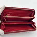 Prada Saffiano Triangle Zip Around Wallet — view 8
