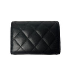 Chanel CC Logo Caviar Leather Trifold Wallet
