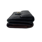 Chanel CC Logo Caviar Leather Trifold Wallet