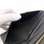 Hermes Bearn Classic Lizard Black Wallet Gold — view 8