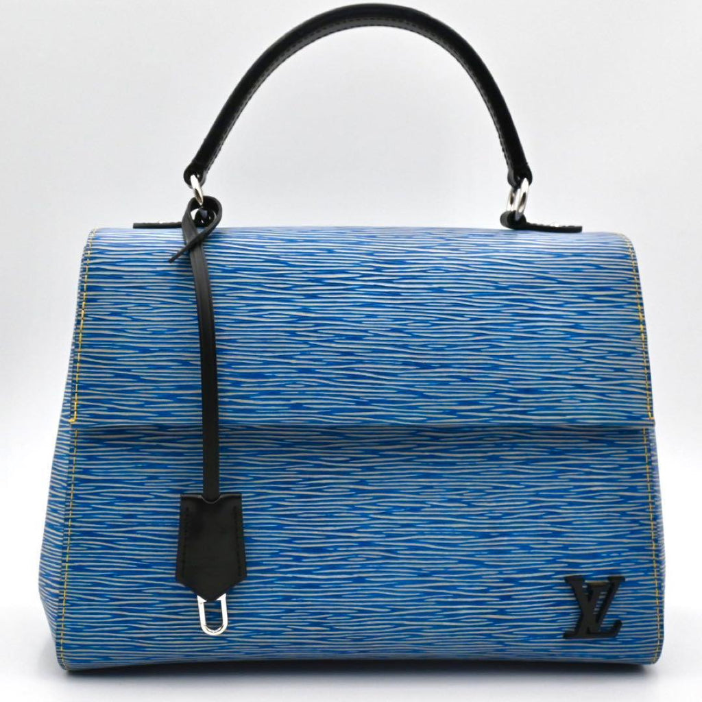 Louis Vuitton Epi Denim Cluny BB Handbag 2-Way Blue — view 2