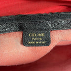 Celine Leather Shoulder Bag 2-Way Gold Black — view 8