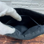 Dior Trotter Canvas Shoulder Bag Pouch Navy — view 9