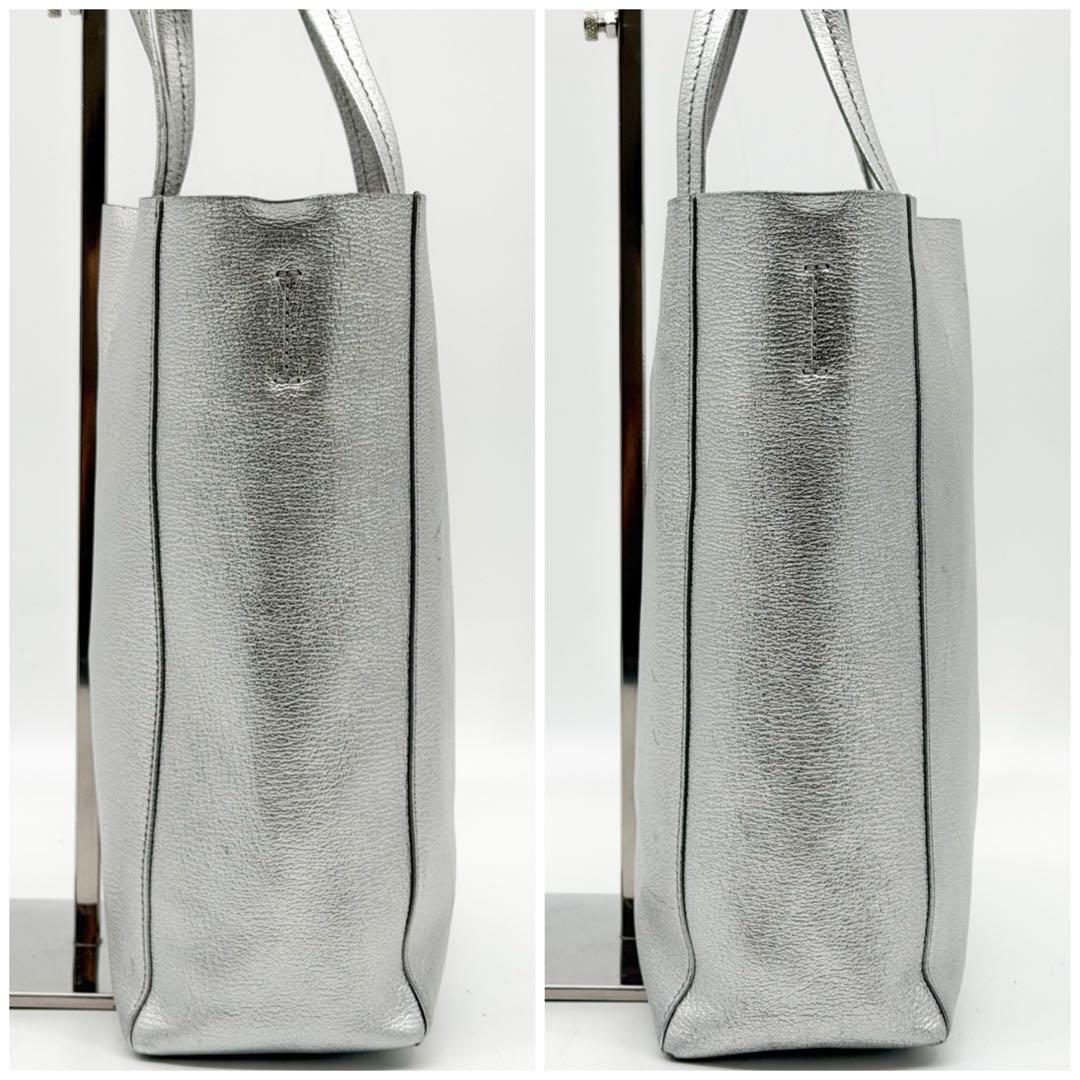 Celine Vertical Cabas Small Silver 2-Way — view 6