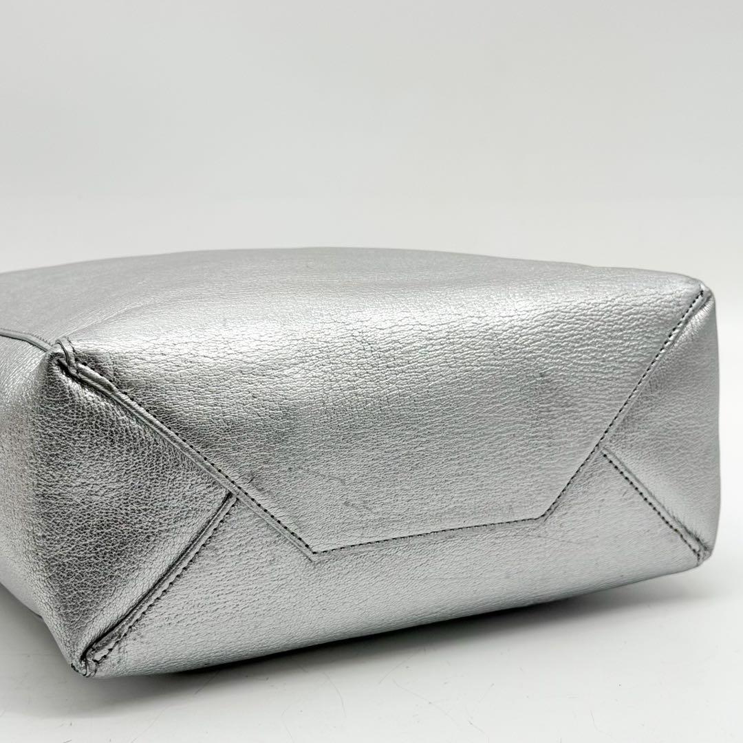 Celine Vertical Cabas Small Silver 2-Way — view 7