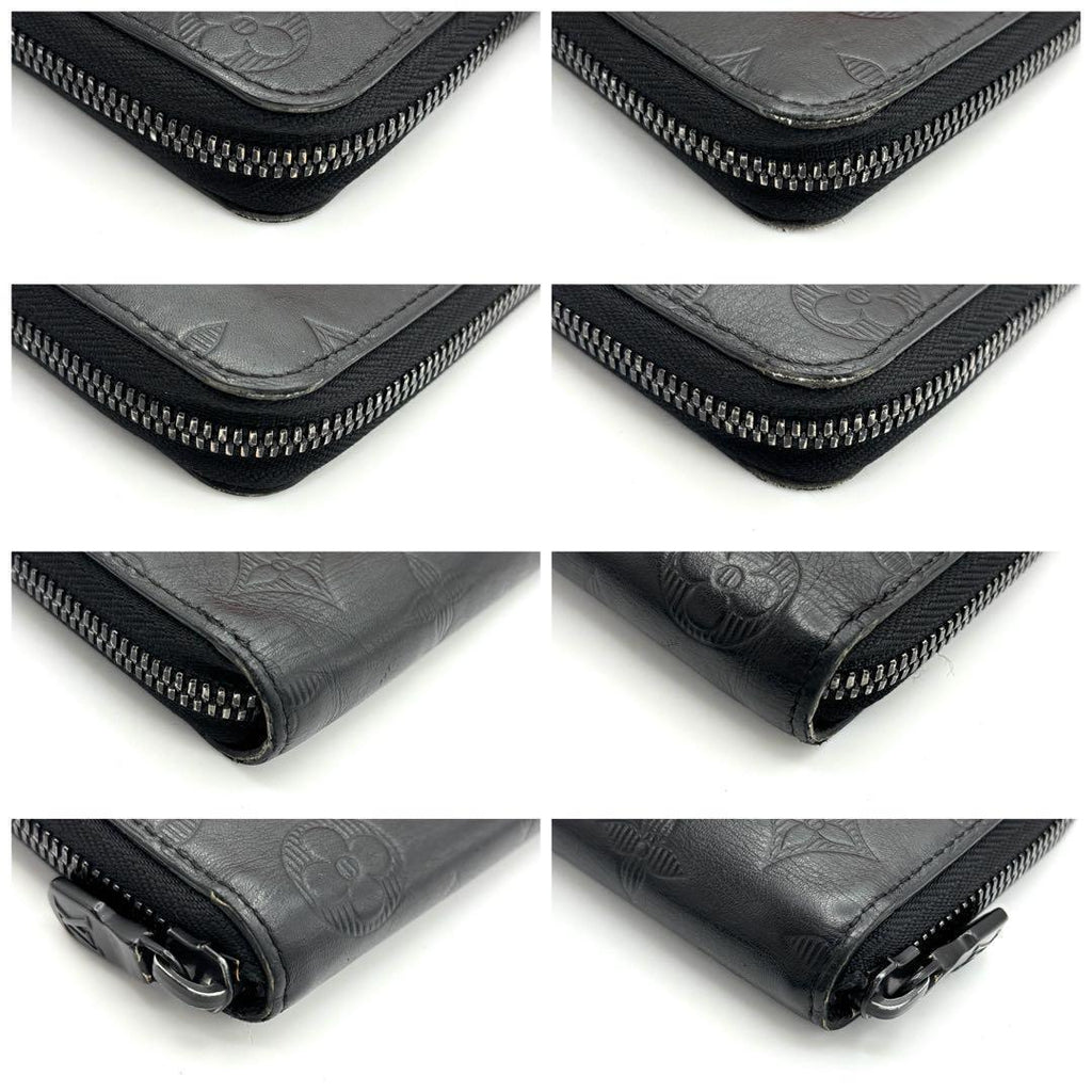 Louis Vuitton Wallet Zippy Monogram Shadow Black — view 5