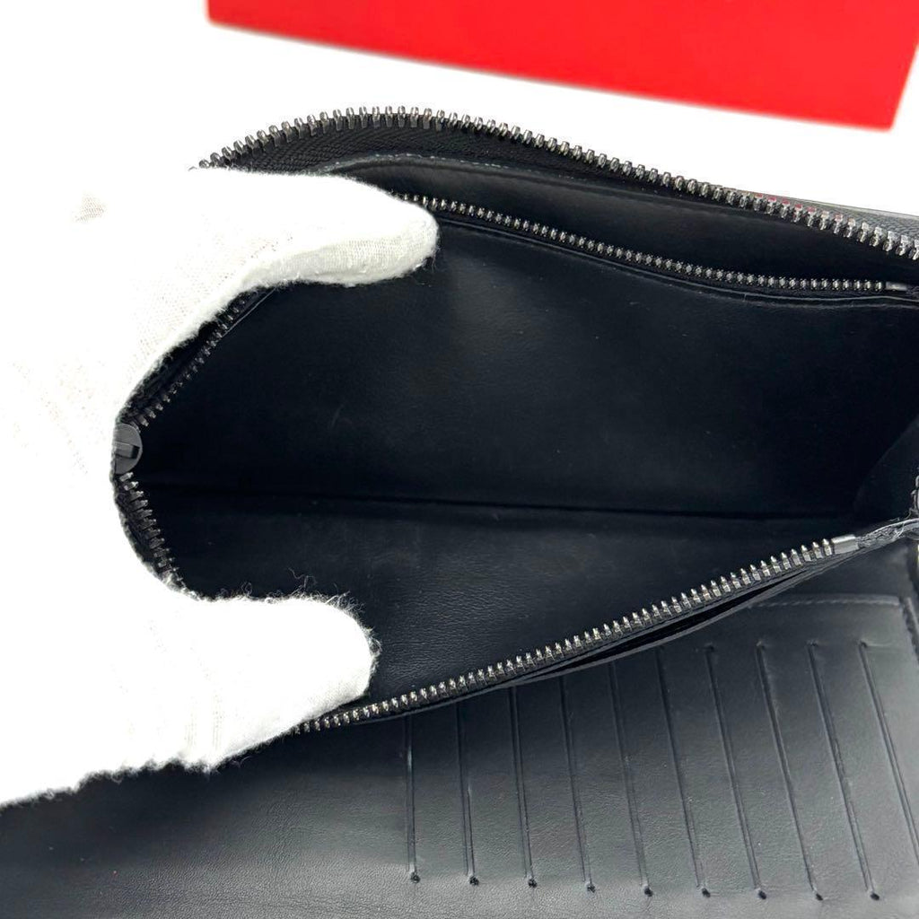 Louis Vuitton Wallet Zippy Monogram Shadow Black — view 6