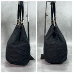 Gucci GG Sherry Line Tote Black Canvas — view 7